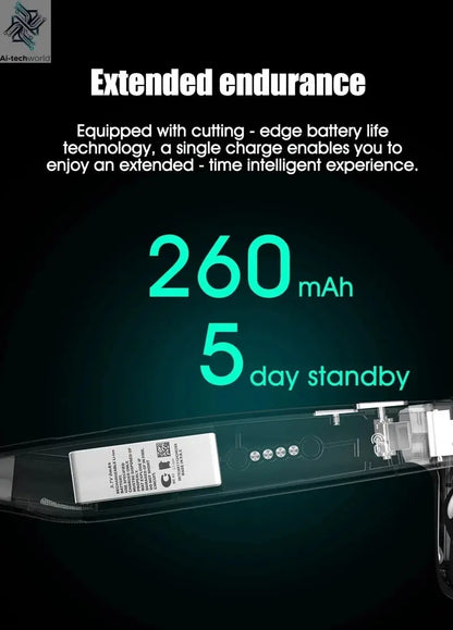 OPPO AI Smart Glasses Ultra Clear Camera Shootingand Recording Touch Sport Sunglasses Bluetooth Call Video Music Player Ai-TechWorld 