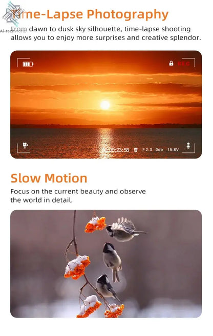 ORDRO M5 Pocket Video Camera Action Vlogging Digital Camcorder 5K 3-axis Face Tracking 3.5" Touch Screen Infrared Night Vision Ai-TechWorld 