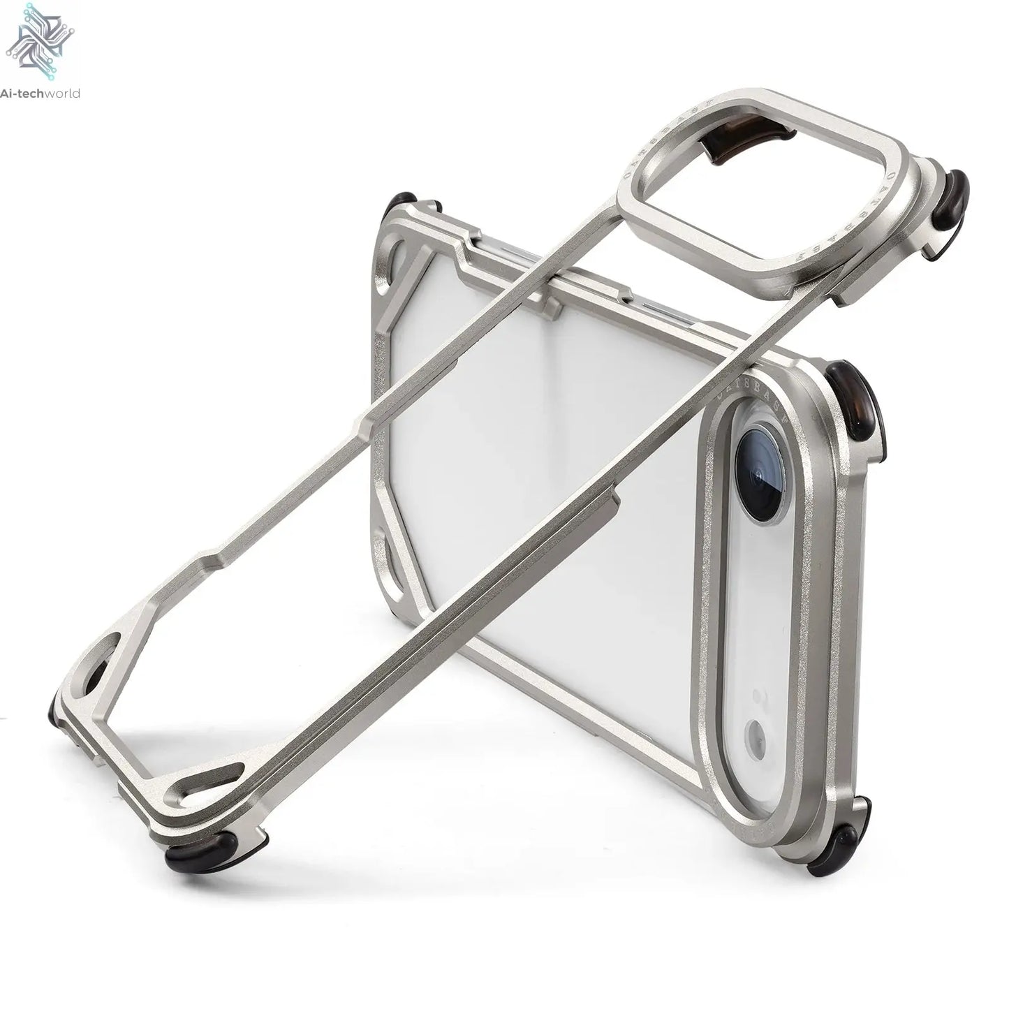 Oatsbasf Metal Slim Phone Case for iPhone 17 Air/17 Pro/17 Pro Max Ai-TechWorld 