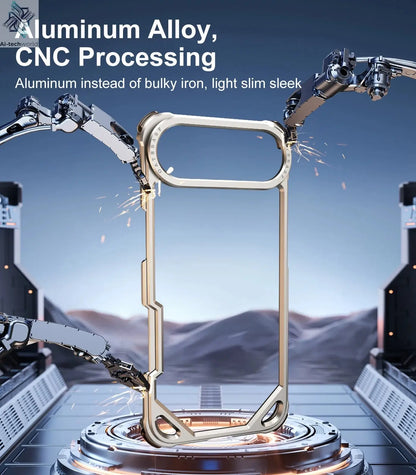 Oatsbasf Metal Slim Phone Case for iPhone 17 Air/17 Pro/17 Pro Max Ai-TechWorld 