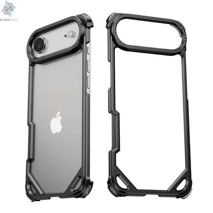 Oatsbasf Metal Slim Phone Case for iPhone 17 Air/17 Pro/17 Pro Max Ai-TechWorld 