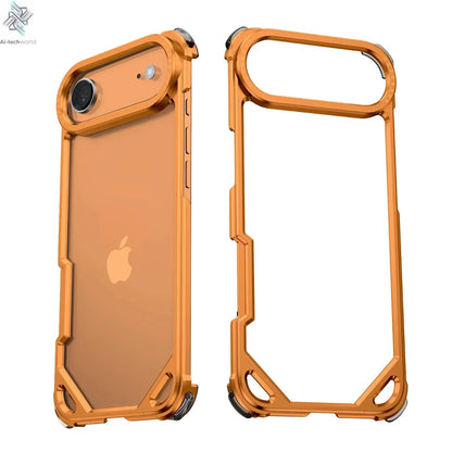 Oatsbasf Metal Slim Phone Case for iPhone 17 Air/17 Pro/17 Pro Max Ai-TechWorld 