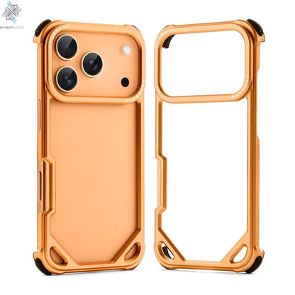 Oatsbasf Metal Slim Phone Case for iPhone 17 Air/17 Pro/17 Pro Max Ai-TechWorld 
