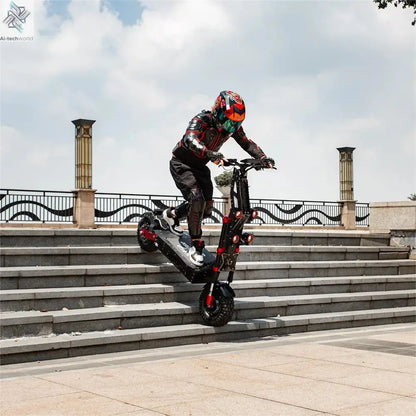 Obarter X7 14" 10000W/8000W Removable Battery Folding e scooter 240KM Long Range Off-Road Fat Tire trottinette électrique adulte Ai-TechWorld 