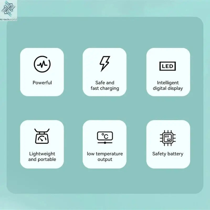 OnePlus 30000mAh Mini Portable Power Bank Capsule Mobile Power Supply Emergency External Battery Fast Charger For iPhone Xiaomi - Ai - TechWorld