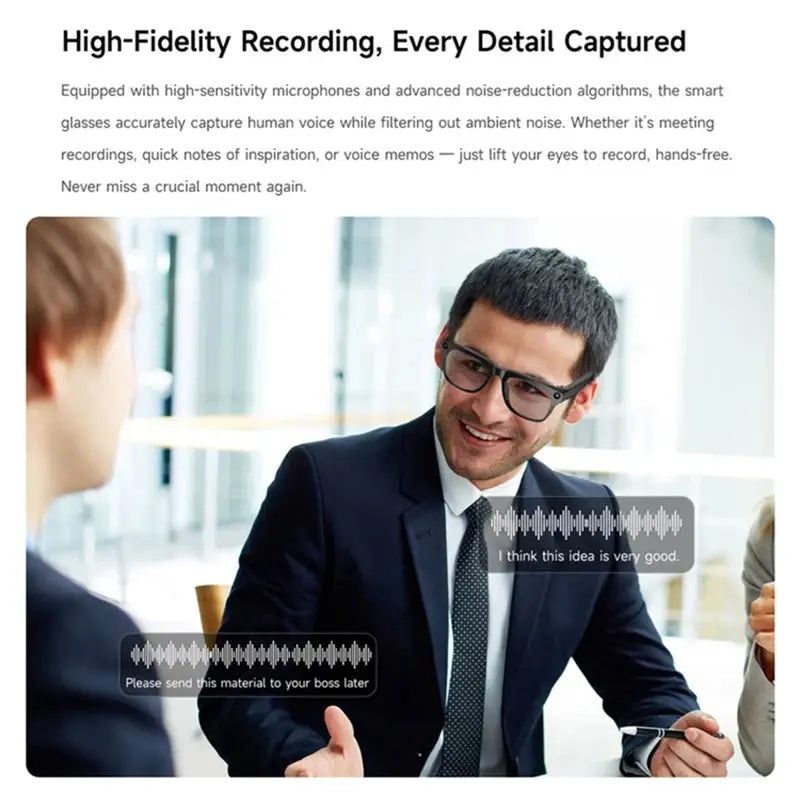 Oneplus Smart 8K AI Glasses With 100mp Camera Chat Gpt Touch Sport Sunglasses Bluetooth Calling Music Player For Men Women Gift - Ai-TechWorld