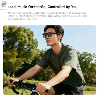 Oneplus Smart 8K AI Glasses With 100mp Camera Chat Gpt Touch Sport Sunglasses Bluetooth Calling Music Player For Men Women Gift - Ai-TechWorld