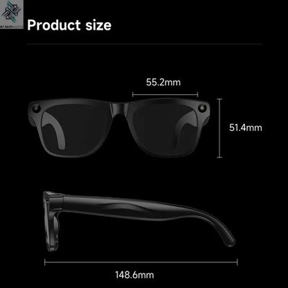 Oneplus Smart 8K AI Glasses With 100mp Camera Chat Gpt Touch Sport Sunglasses Bluetooth Calling Music Player For Men Women Gift - Ai-TechWorld