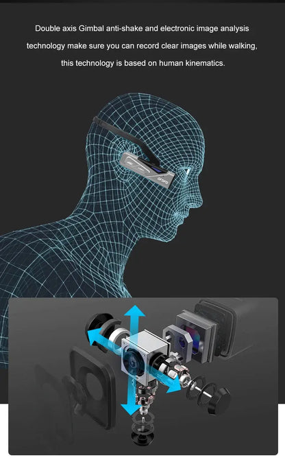 Ordro EP7 Digital Camera Head Wearable Motorcycle Vlog Camcorder 4K 60FPS with Remote Control for YouTube Videos Ai-TechWorld 