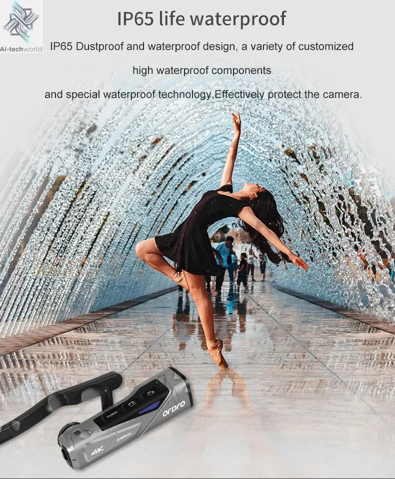 Ordro EP7 Digital Camera Head Wearable Motorcycle Vlog Camcorder 4K 60FPS with Remote Control for YouTube Videos Ai-TechWorld 