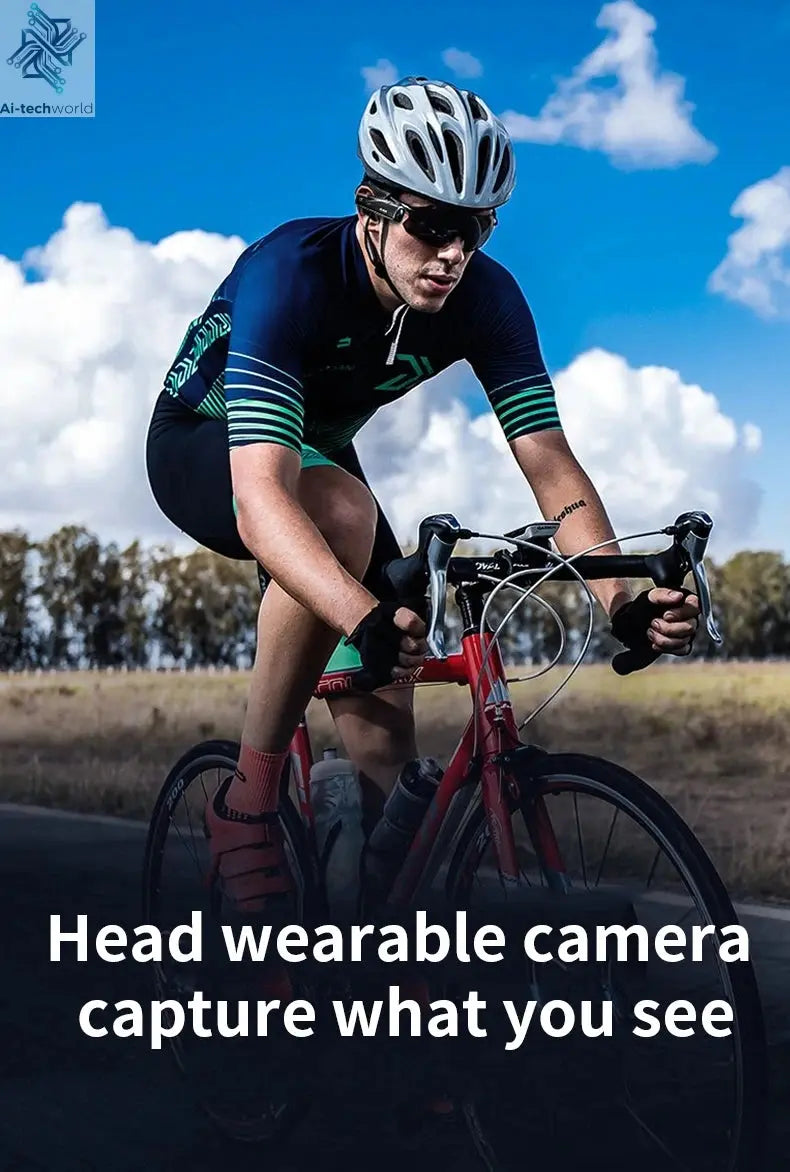 Ordro EP8 Head Wearable Action Camera Vlog 4K 60fps for YouTube Videos Motorcycle Helmet Digital Camcorder Camara Stabilization Ai-TechWorld 