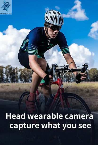 Ordro EP8 Head Wearable Action Camera Vlog 4K 60fps for YouTube Videos Motorcycle Helmet Digital Camcorder Camara Stabilization Ai-TechWorld 