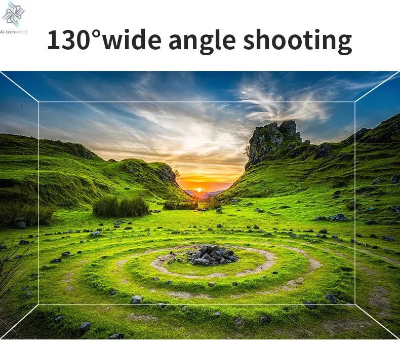 Ordro EP8 Head Wearable Action Camera Vlog 4K 60fps for YouTube Videos Motorcycle Helmet Digital Camcorder Camara Stabilization Ai-TechWorld 