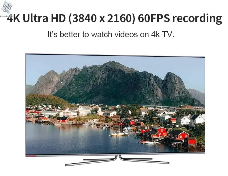 Ordro EP8 Head Wearable Action Camera Vlog 4K 60fps for YouTube Videos Motorcycle Helmet Digital Camcorder Camara Stabilization Ai-TechWorld 