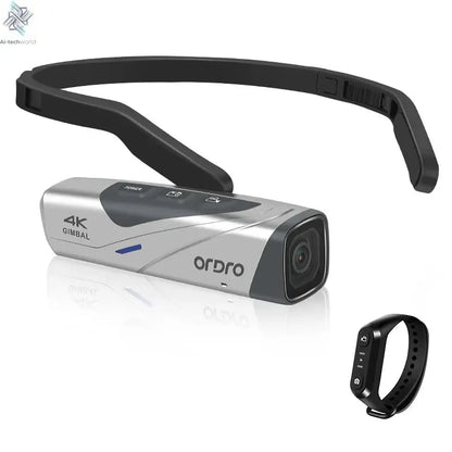 Ordro EP8 Head Wearable Action Camera Vlog 4K 60fps for YouTube Videos Motorcycle Helmet Digital Camcorder Camara Stabilization Ai-TechWorld 