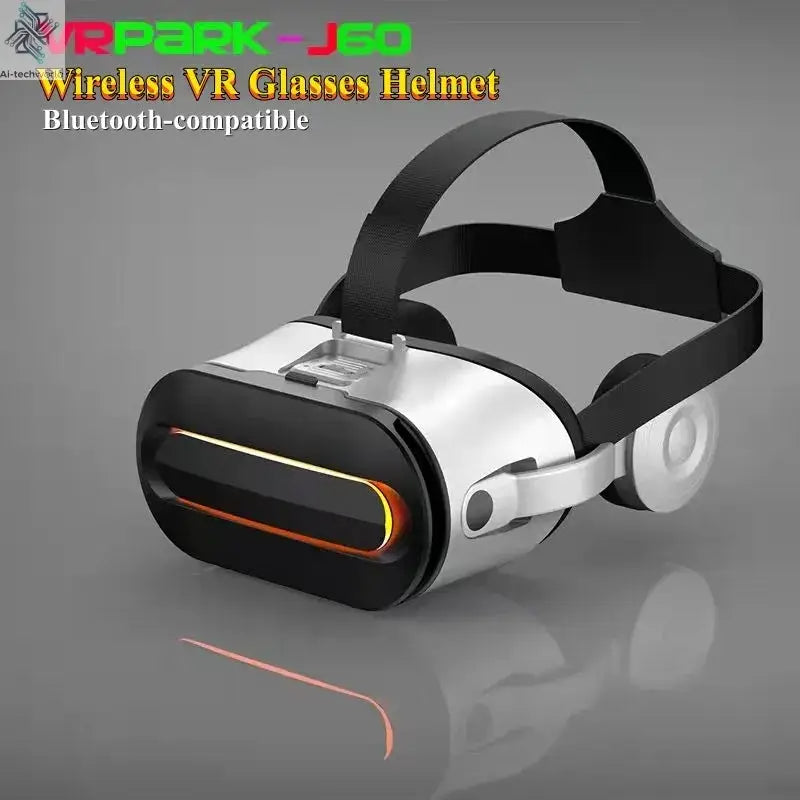 Original J60 4K Wireless Virtual Reality VR Glasses Stereo 3D Videos Google Cardboard Box Headset Helmet for Smartphone Max 6.7" Ai-TechWorld 
