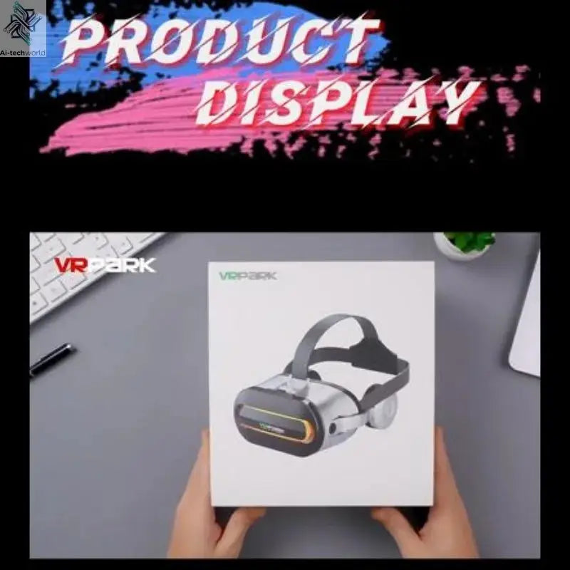 Original J60 4K Wireless Virtual Reality VR Glasses Stereo 3D Videos Google Cardboard Box Headset Helmet for Smartphone Max 6.7" Ai-TechWorld 