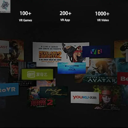 Original J70 4K Wireless Virtual Reality VR Glasses Stereo 3D Videos Google Cardboard Box Headset Helmet for Smartphone Max 6.7" Ai-TechWorld 