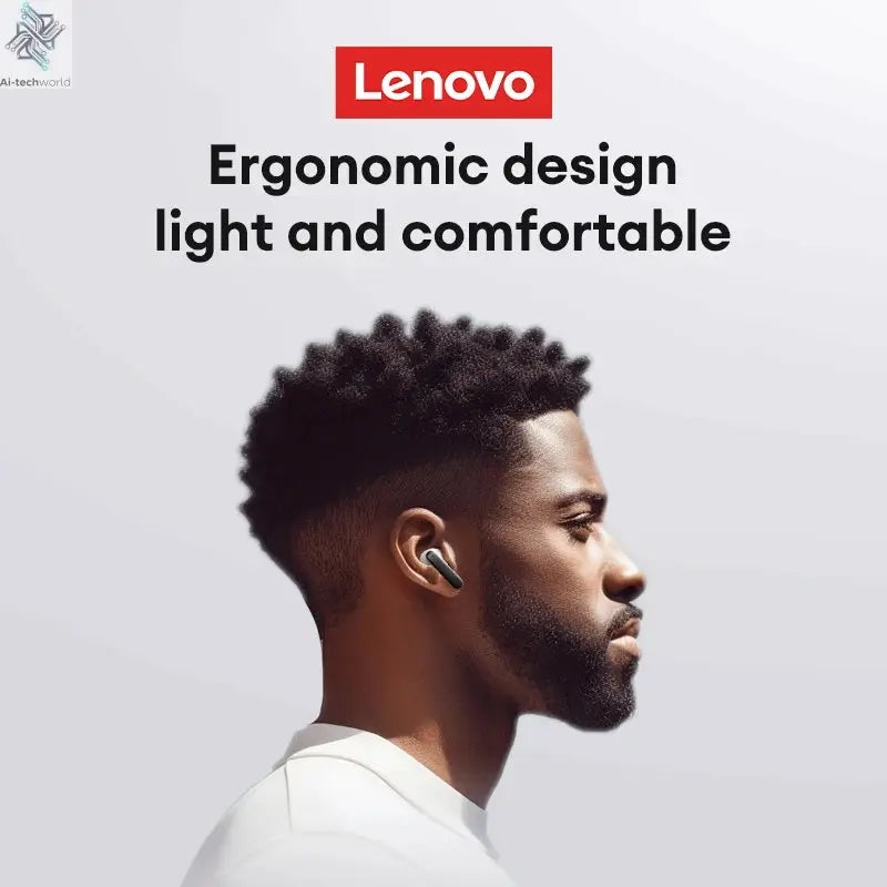 Original Lenovo LP49 Wireless Gaming Earphones Noise Reduction Daul Mode HD Call Earbuds Low Latency Bluetooth 5.4 Headphones Ai-TechWorld 