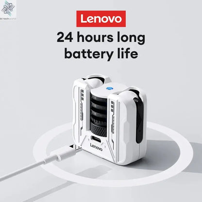 Original Lenovo LP49 Wireless Gaming Earphones Noise Reduction Daul Mode HD Call Earbuds Low Latency Bluetooth 5.4 Headphones Ai-TechWorld 