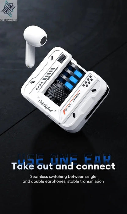 Original Lenovo LP49 Wireless Gaming Earphones Noise Reduction Daul Mode HD Call Earbuds Low Latency Bluetooth 5.4 Headphones Ai-TechWorld 