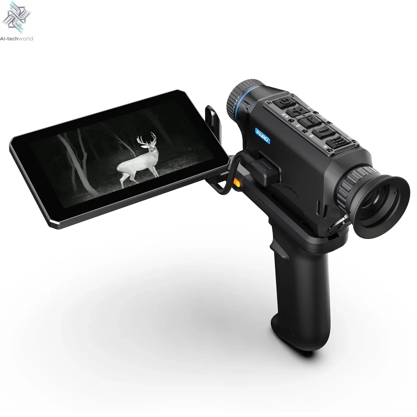 PARD HM5 Handheld Monitor, Ultra-clear IPS LCD Display, Flexible Flip Screen Fitting, Right and Left-Handed for TA Series, 5in Ai-TechWorld 