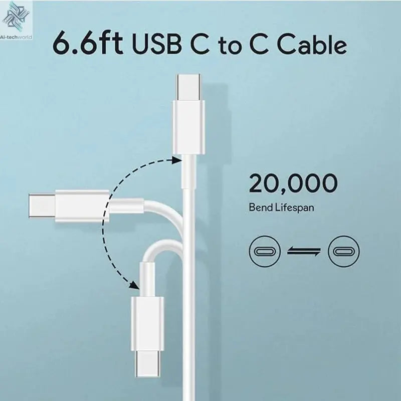 PD 140W USB C Charger Fast Charger Power Adapter for MacBook Pro, MacBook Air, iPad Pro, Samsung Galaxy and All USB-C Devices Ai-TechWorld 