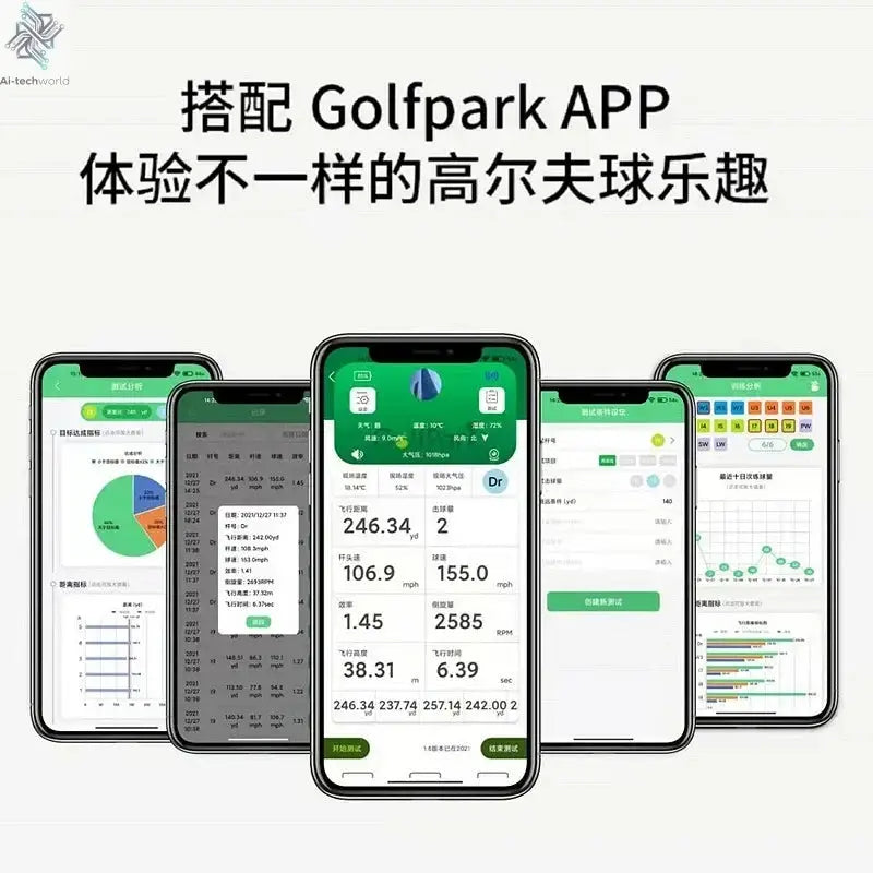 PGM Golf Data Analyzer   Portable Trainer Indoor - Ai-TechWorld