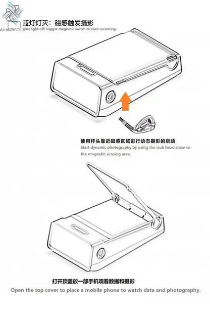 PGM Golf Data Analyzer   Portable Trainer Indoor - Ai-TechWorld