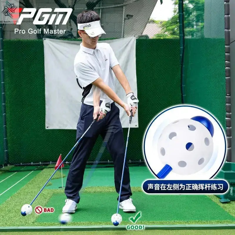 PGM Golf Loud Swing Stick Trainer Increase Swing Speed Delay Off Stick Training Simulator HGB024 - Ai-TechWorld