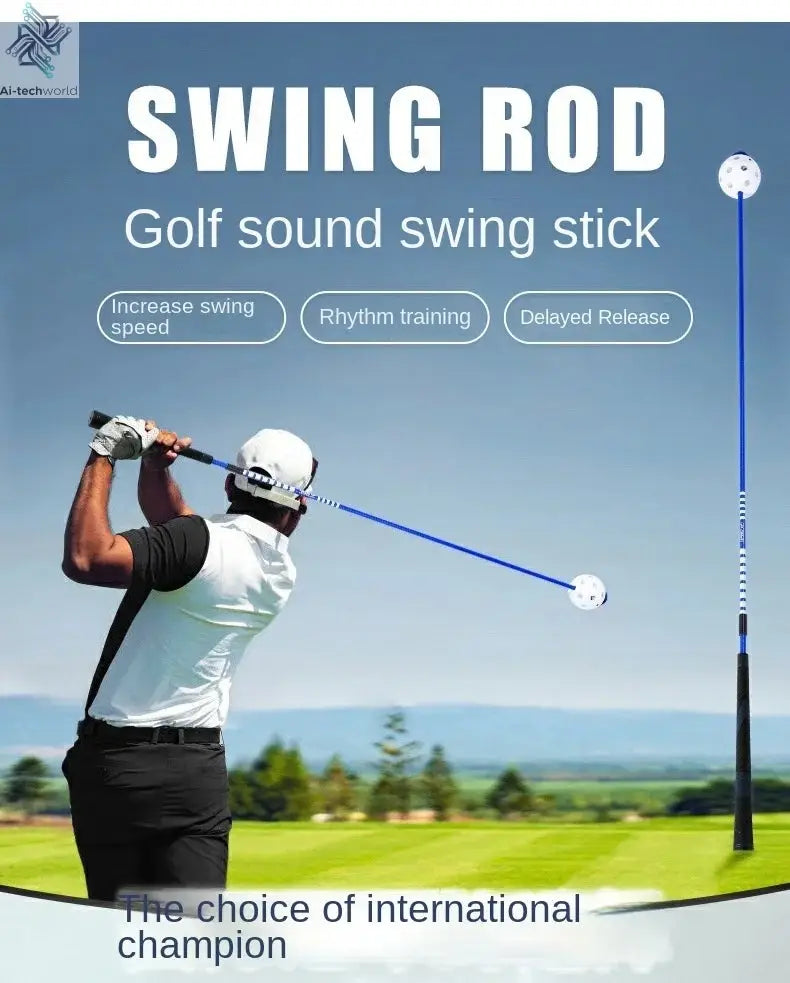 PGM Golf Loud Swing Stick Trainer Increase Swing Speed Delay Off Stick Training Simulator HGB024 - Ai-TechWorld