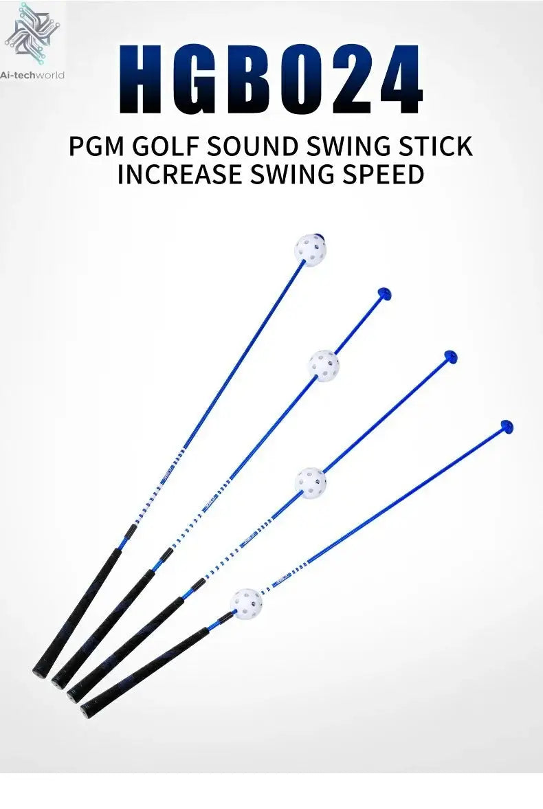 PGM Golf Loud Swing Stick Trainer Increase Swing Speed Delay Off Stick Training Simulator HGB024 - Ai-TechWorld