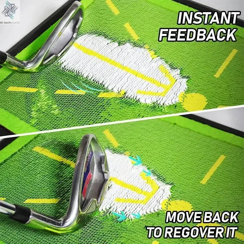 PGM Golf Strike Mat Bead Display Track Beginner Training Trace Detection Pad Swing Exerciser PM130-B - Ai-TechWorld
