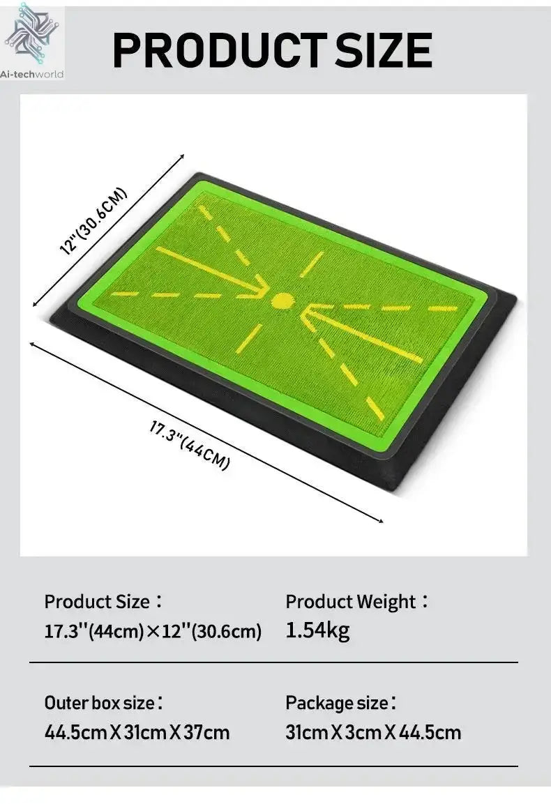 PGM Golf Strike Mat Bead Display Track Beginner Training Trace Detection Pad Swing Exerciser PM130-B - Ai-TechWorld