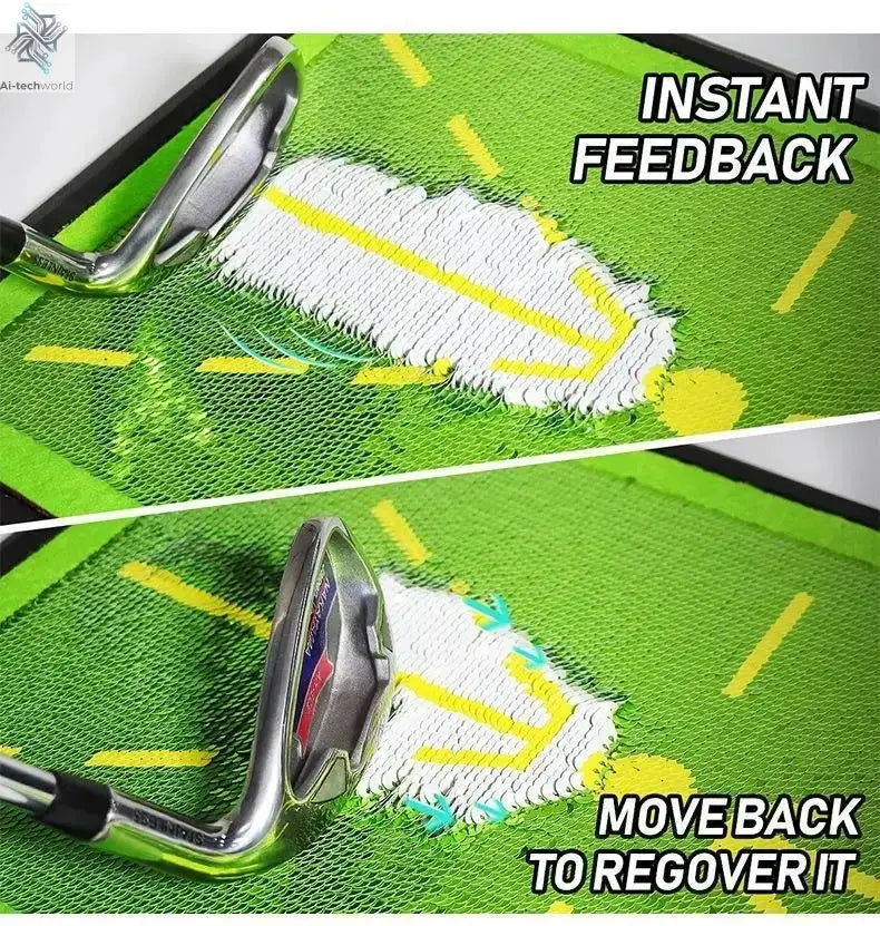 PGM Golf Strike Mat Bead Display Track Beginner Training Trace Detection Pad Swing Exerciser PM130-B - Ai-TechWorld