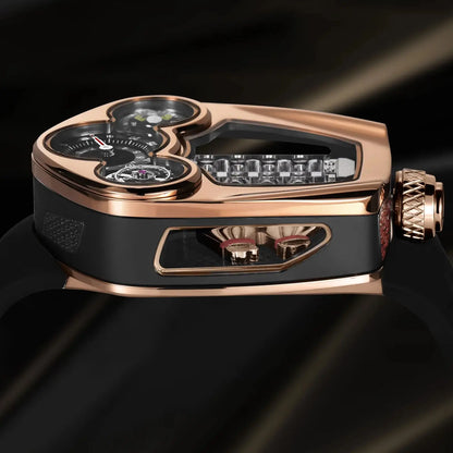 PINDU NEW Design Engine Series Quartz Watch Men TOP-luxurious Stainless steel Compass Waterproof Swiss quartz 762 movement watch Ai-TechWorld 