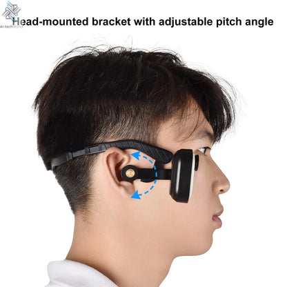 PULUZ Magnetic POV Holder Head Mount For Insta360 GO 3 Wearing Head Belt Ai-TechWorld 