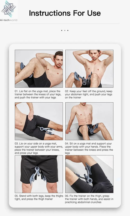 Pelvic Muscle Trainer Kegel Fitness Equipment Home Exercise Pelvis Buttock Equipments For Men Floor Exerciser Strengthen Ai-TechWorld 