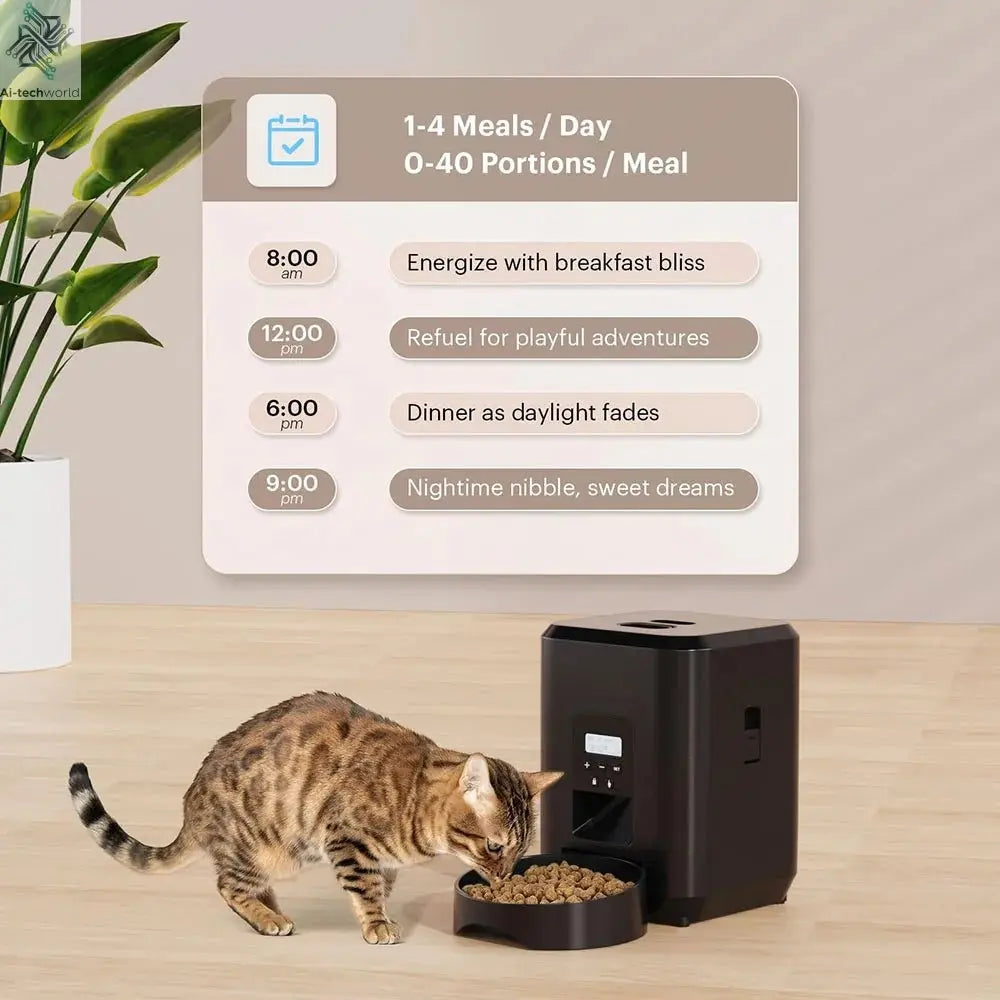 Perfect Automatic Pet Feeder - AppControl - Ai - TechWorld