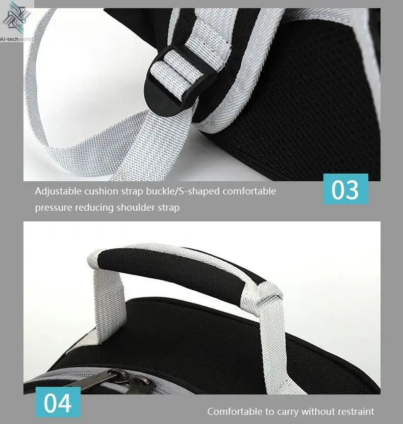Pet Cat Carrying Bag Space Pet Backpacks Breathable Portable Transparent Backpack Puppy Dog Transport Carrier Space Capsule Bags Ai-TechWorld 