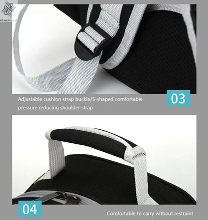 Pet Cat Carrying Bag Space Pet Backpacks Breathable Portable Transparent Backpack Puppy Dog Transport Carrier Space Capsule Bags Ai-TechWorld 