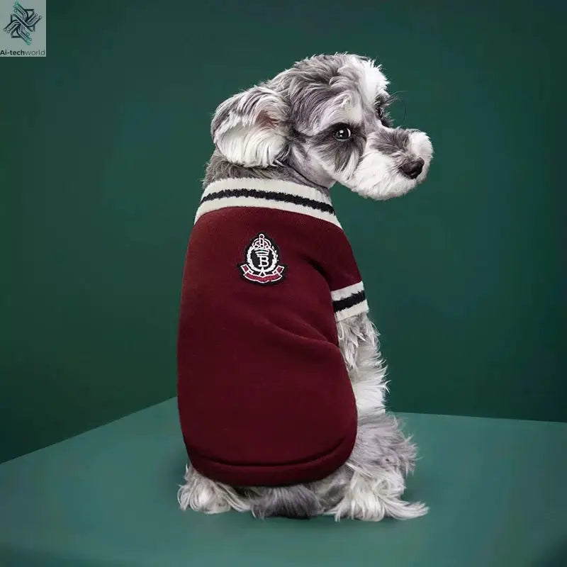 Pet Cat Solid Costume Autumn Winter Christmas Sweater For Small Dogs Kitten Pullover Puppy Vest Clothes Kitty Jacket Outfits Ai-TechWorld 