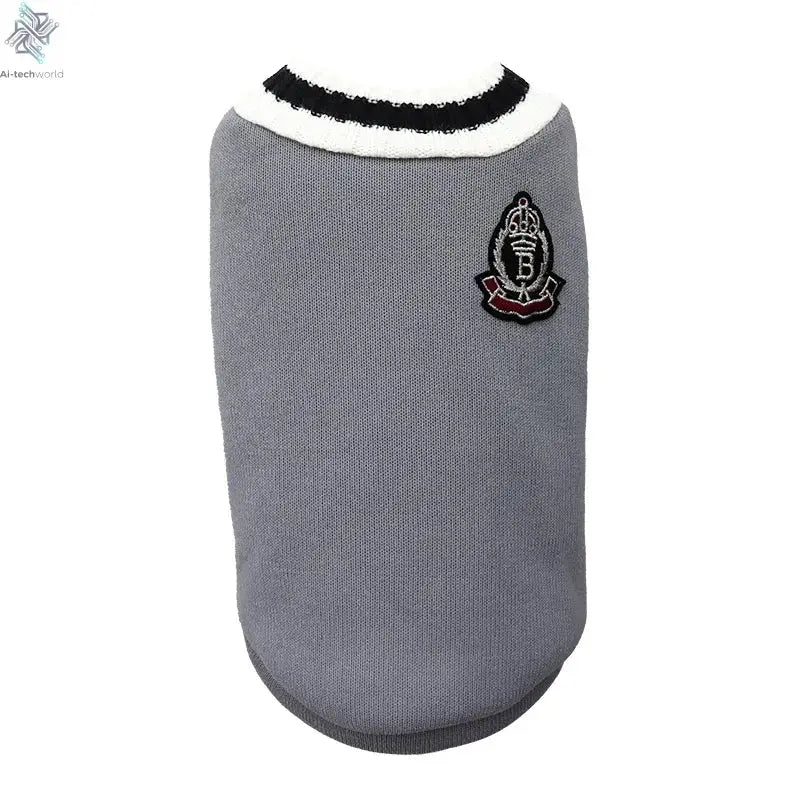 Pet Cat Solid Costume Autumn Winter Christmas Sweater For Small Dogs Kitten Pullover Puppy Vest Clothes Kitty Jacket Outfits Ai-TechWorld 