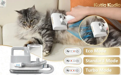 Pet Grooming Kit,5in1 Dog Grooming Kit with 2 Suction Mode,Low Noise Dog Hair Remover,Dog Vacuums for Hair Cleaning for Shedding Ai-TechWorld 