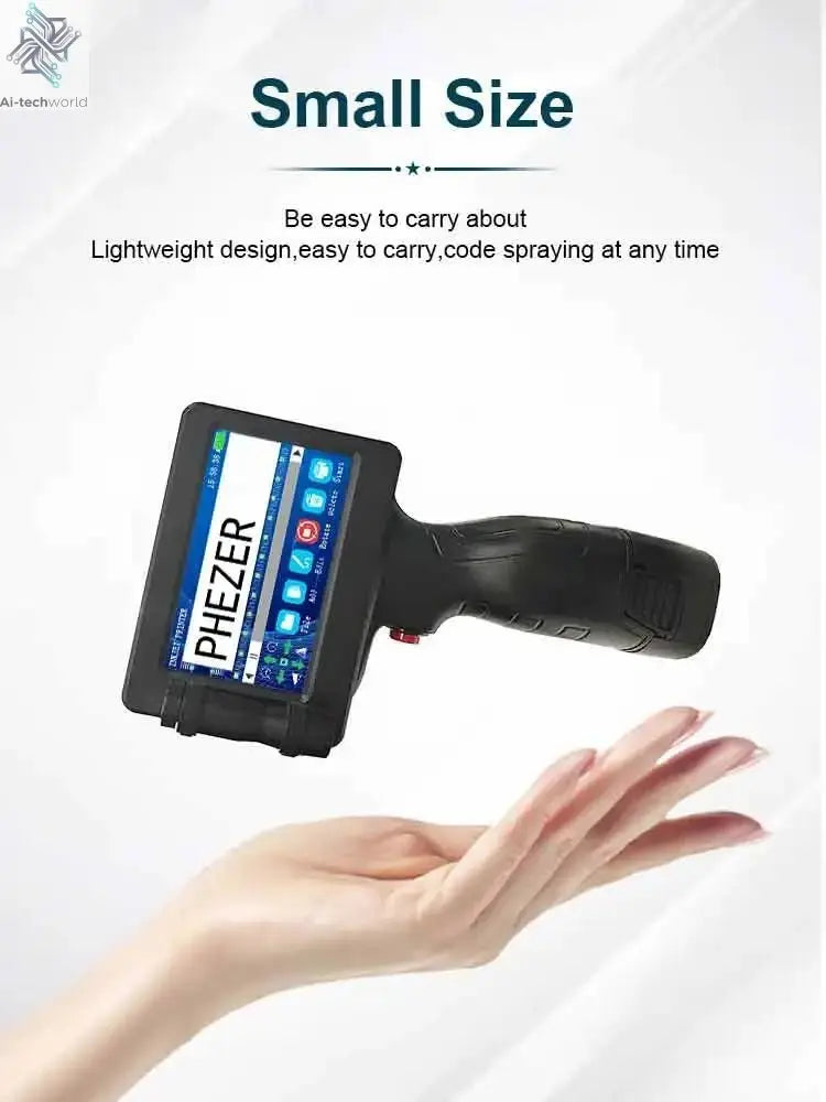 Phezer P17 Handheld Inkjet Printer - Expiry & Batch Code Printing Ai-TechWorld