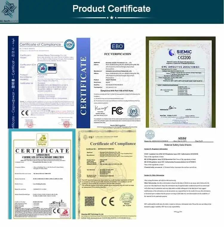 Phezer P17 Handheld Inkjet Printer - Expiry & Batch Code Printing Ai-TechWorld