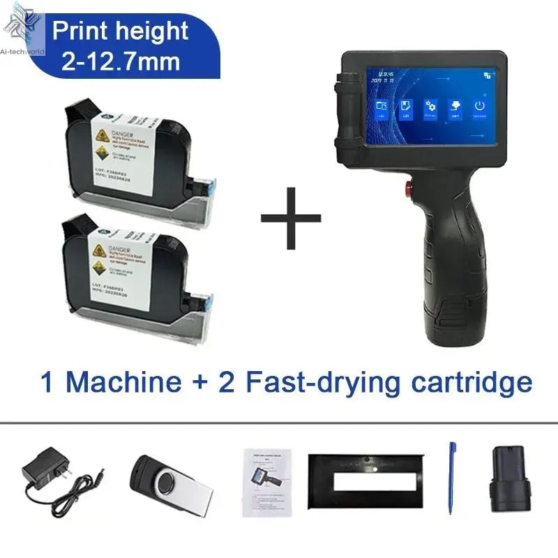 Phezer P17 Handheld Inkjet Printer - Expiry & Batch Code Printing Ai-TechWorld