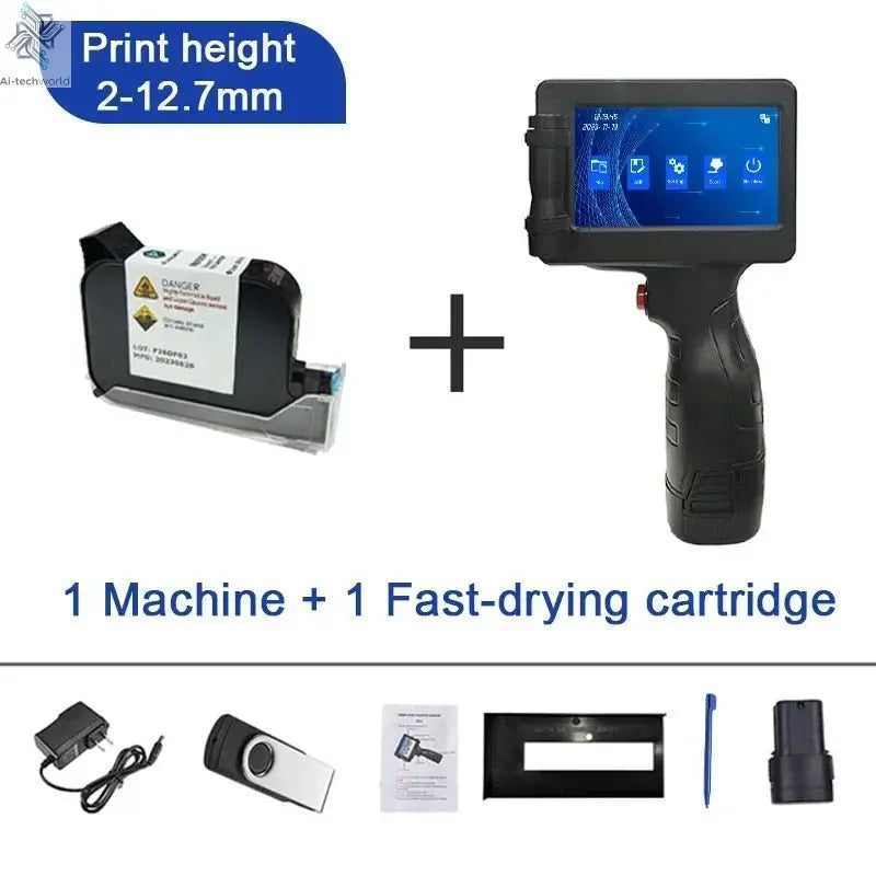 Phezer P17 Handheld Inkjet Printer - Expiry & Batch Code Printing Ai-TechWorld