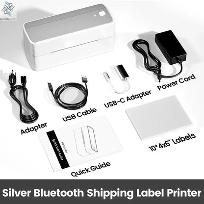 Phomemo 241 Bluetooth Thermal Label Printer Wireless Small Shipping Label Printer 4X6 Compatible with iPhone Android Mac Window Ai-TechWorld