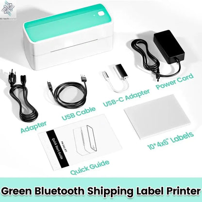 Phomemo 241 Bluetooth Thermal Label Printer Wireless Small Shipping Label Printer 4X6 Compatible with iPhone Android Mac Window Ai-TechWorld